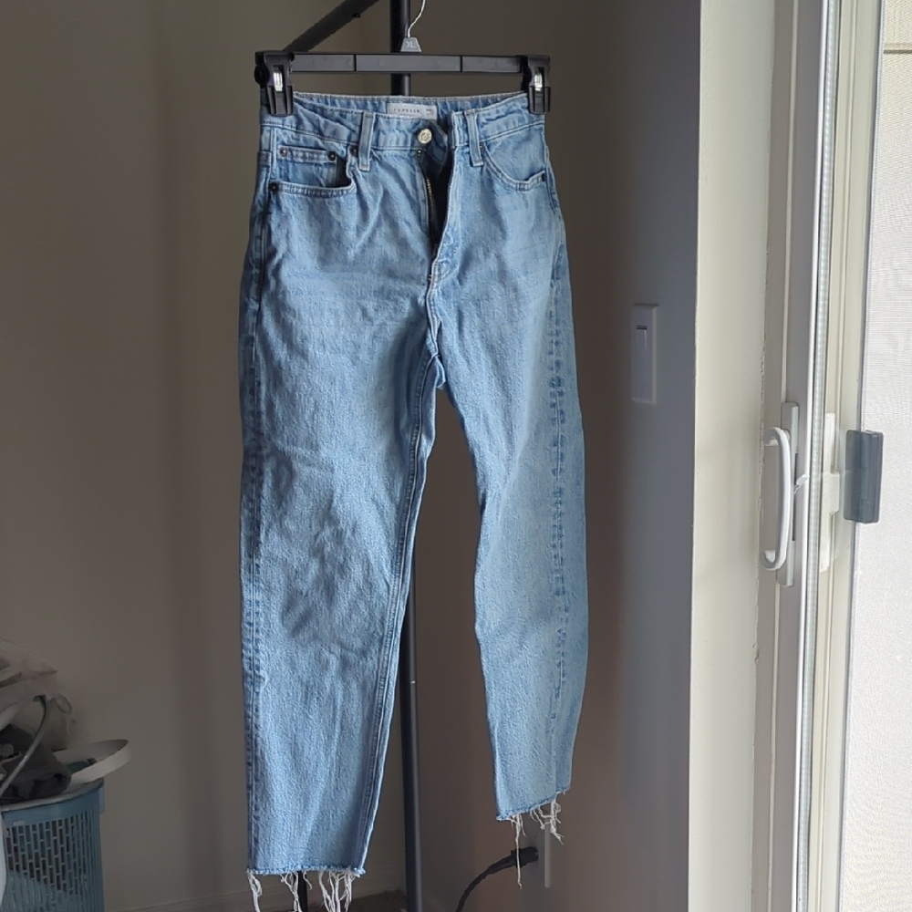 Topshop Straight Leg Jeans